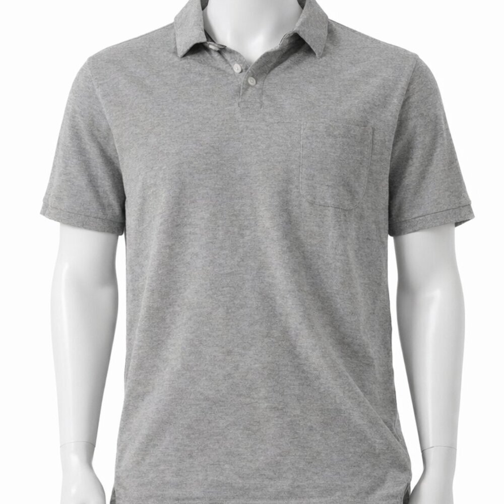 Banana Republic Men's Luxe Touch Polo Medium Charcoal Gray Spring 2019 - Picture 1 of 8
